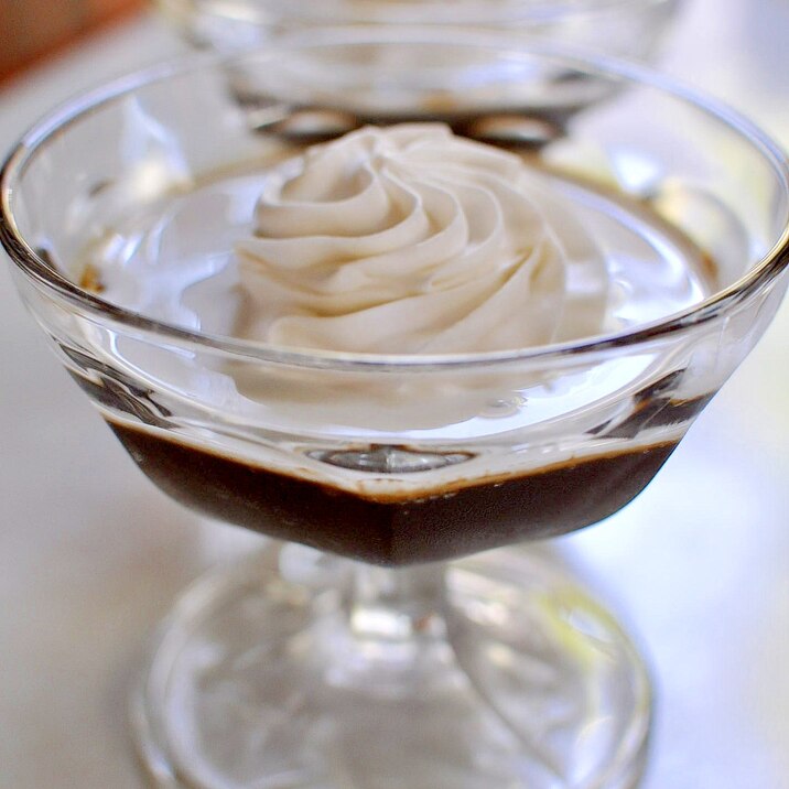 寒天コーヒーゼリー レシピ 作り方 By ねこすけ 楽天レシピ